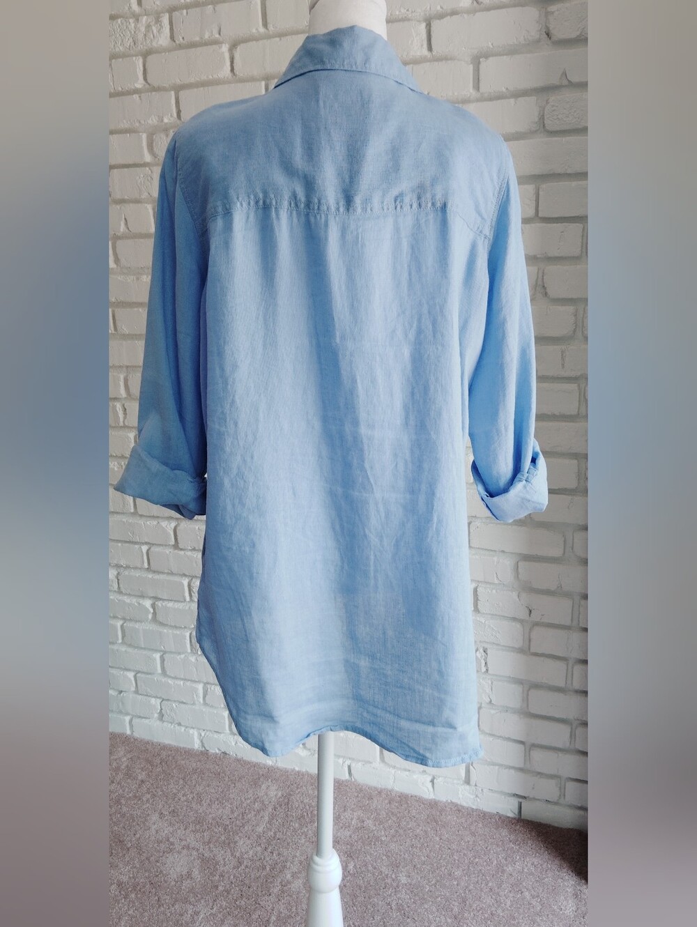 Sigrid Olsen 100% Linen Tunic, sz M - Picture 2 of 5